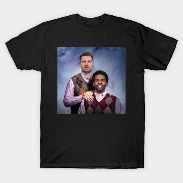 Luka and Kyrie Step Brothers T-Shirt by Buff Geeks Art